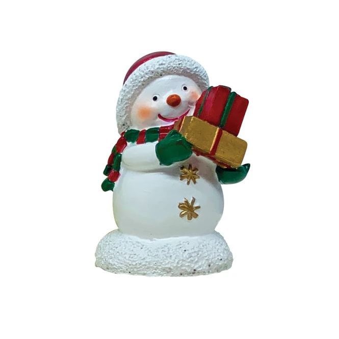 The Cake & Sugarcraft Store Snowman Christmas Cake Topper Ceramic