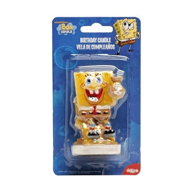 The Cake & Sugarcraft Store Sponge Bob Square Pants Candle