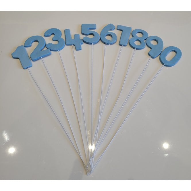 The Cake & Sugarcraft Store Sugar Wired Number Topper - Blue