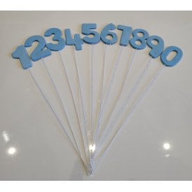 Sugar Wired Number Topper - Blue