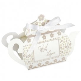 Tea Pot Favour Box Pack of 10