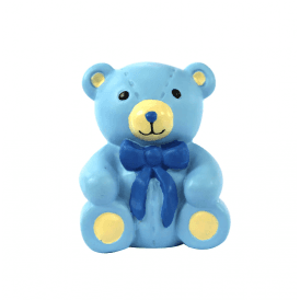 Teddy Bear Resin Cake Topper - Blue