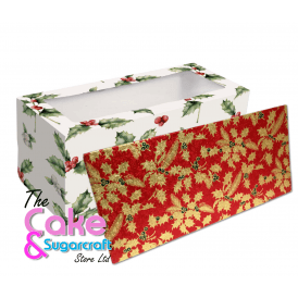 White Holly Log Box and Red Card