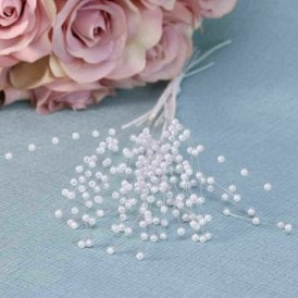 White Pearl Spriggs Cake Decoration
