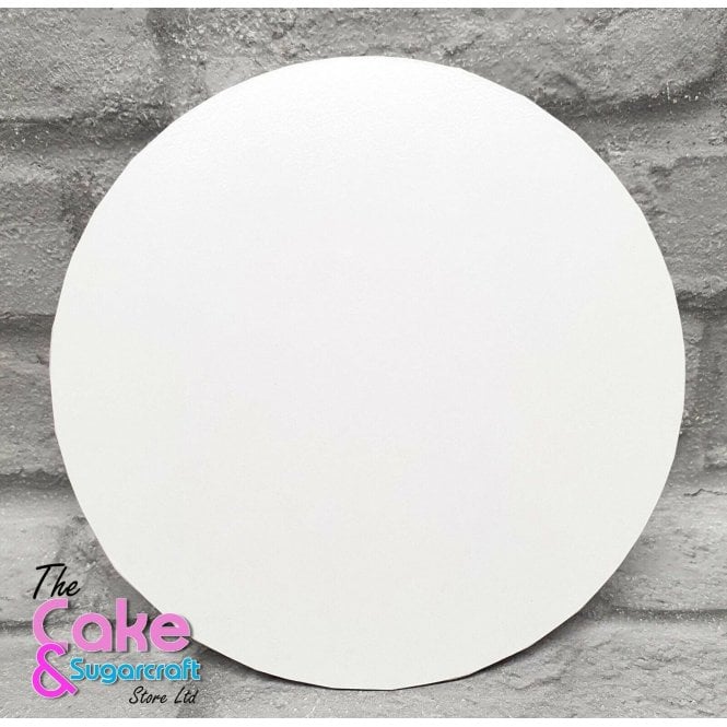 The Cake & Sugarcraft Store White Round Masonite Board - 5mm 8inch Bulk Pack of 5
