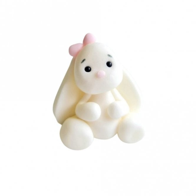 White Bunny Edible Cake Topper 