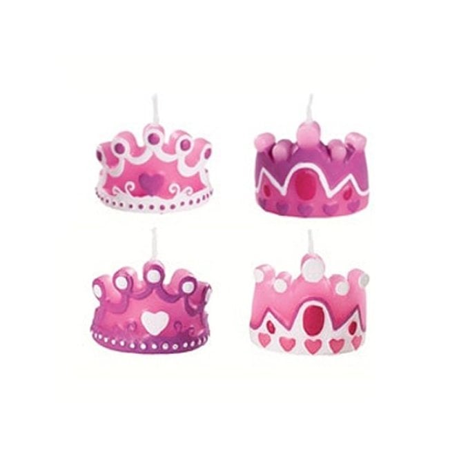 Wilton Crown And Tiara Candles x 4