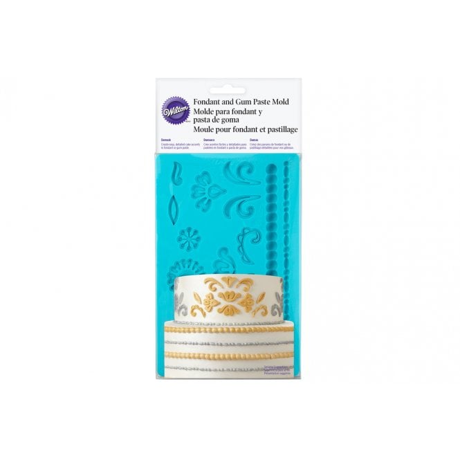 Wilton Damask Fondant and Gum Paste Mould Pearl Mold