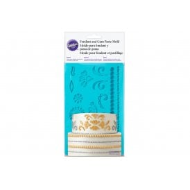 Damask Fondant and Gum Paste Mould Pearl Mold