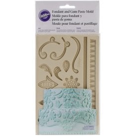 Lace Fondant and Gum Mold