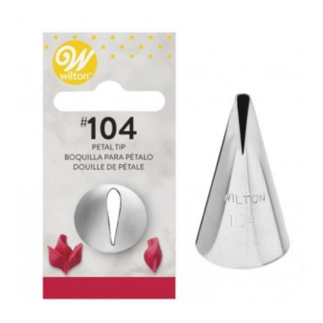 Wilton Petal Tip #104 Nozzle 