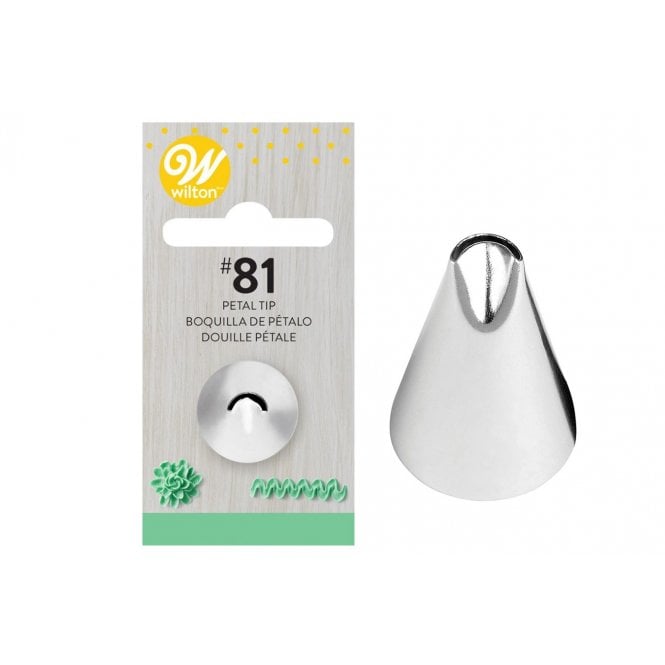 Wilton Petal Tip #81 Nozzle 